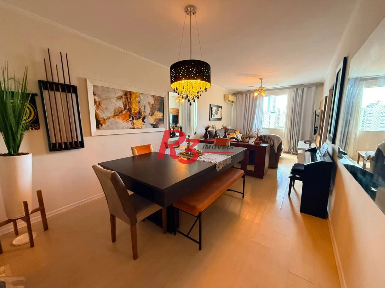 Apartamento com 3 dormitórios à venda, 127 m² por R$ 1.150.000,00 - Aparecida - Santos/SP