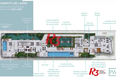 Apartamento com 4 dormitórios à venda, 315 m² por R$ 6.790.000,00 - Gonzaga - Santos/SP