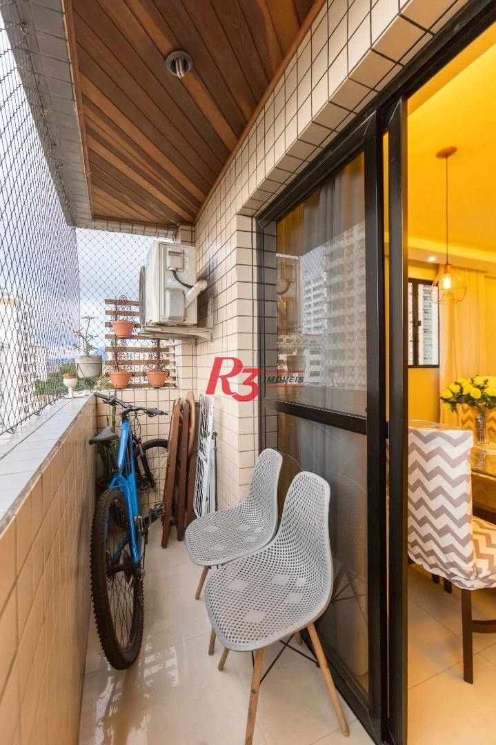 Apartamento com 3 dormitórios à venda, 125 m² por R$ 725.000,00 - Ponta da Praia - Santos/SP
