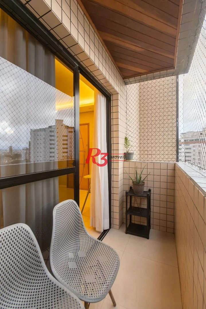 Apartamento com 3 dormitórios à venda, 125 m² por R$ 725.000,00 - Ponta da Praia - Santos/SP