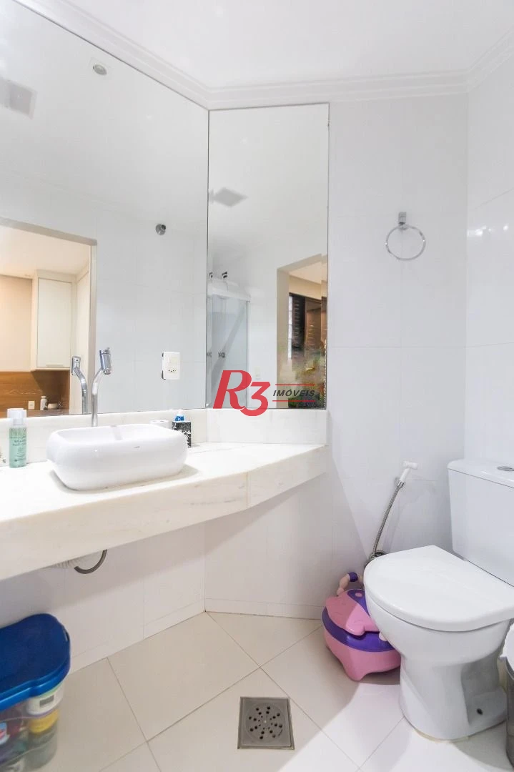 Apartamento com 3 dormitórios à venda, 125 m² por R$ 725.000,00 - Ponta da Praia - Santos/SP