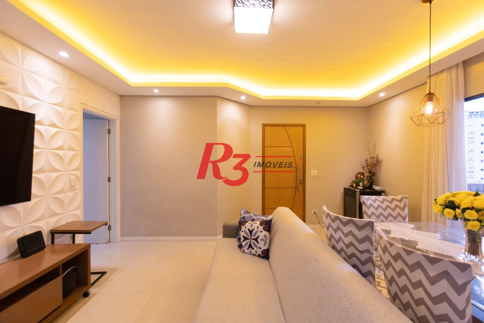 Apartamento com 3 dormitórios à venda, 125 m² por R$ 725.000,00 - Ponta da Praia - Santos/SP