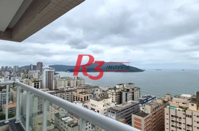 APARTAMENTO 3 QUARTOS PARA LOCAÇÃO NO EMBARÉ COM VISTA PANORAMICA  PARA O MAR