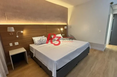 Studio com 1 dormitório à venda, 24 m² por R$ 450.000,00 - Gonzaga - Santos/SP