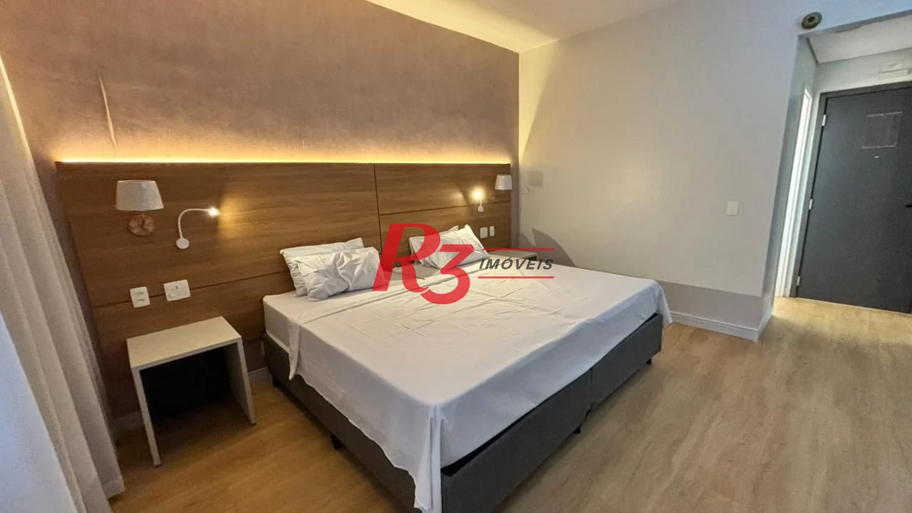 Studio com 1 dormitório à venda, 24 m² por R$ 450.000,00 - Gonzaga - Santos/SP