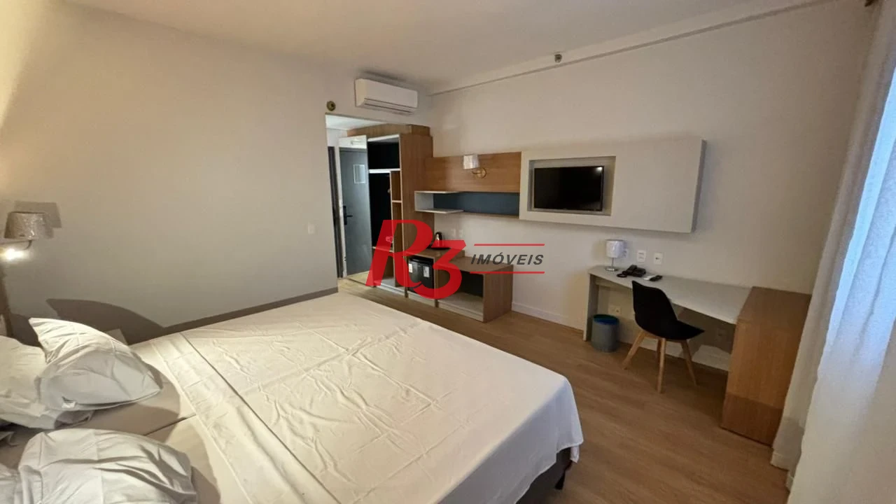 Studio com 1 dormitório à venda, 24 m² por R$ 450.000,00 - Gonzaga - Santos/SP