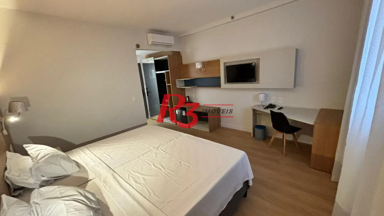 Studio com 1 dormitório à venda, 24 m² por R$ 450.000,00 - Gonzaga - Santos/SP