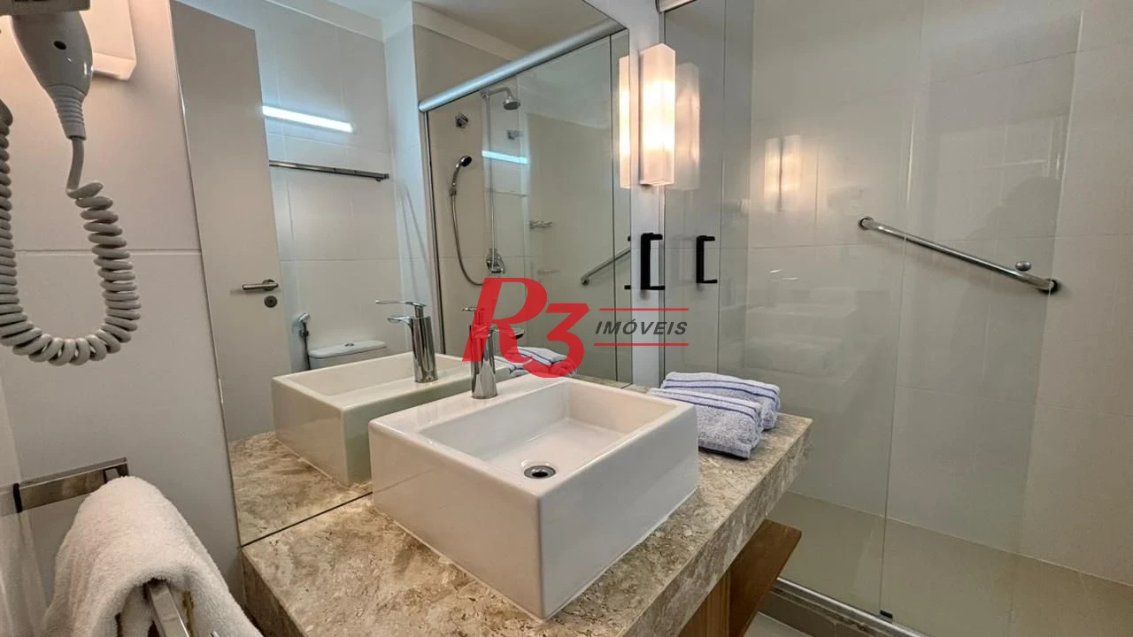 Studio com 1 dormitório à venda, 24 m² por R$ 450.000,00 - Gonzaga - Santos/SP