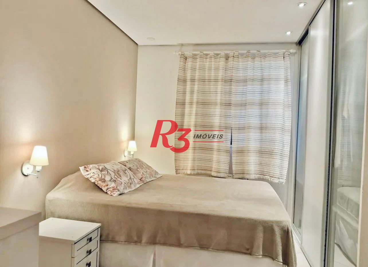 Apartamento com 2 dormitórios à venda, 102 m² por R$ 1.120.000,00 - Aparecida - Santos/SP