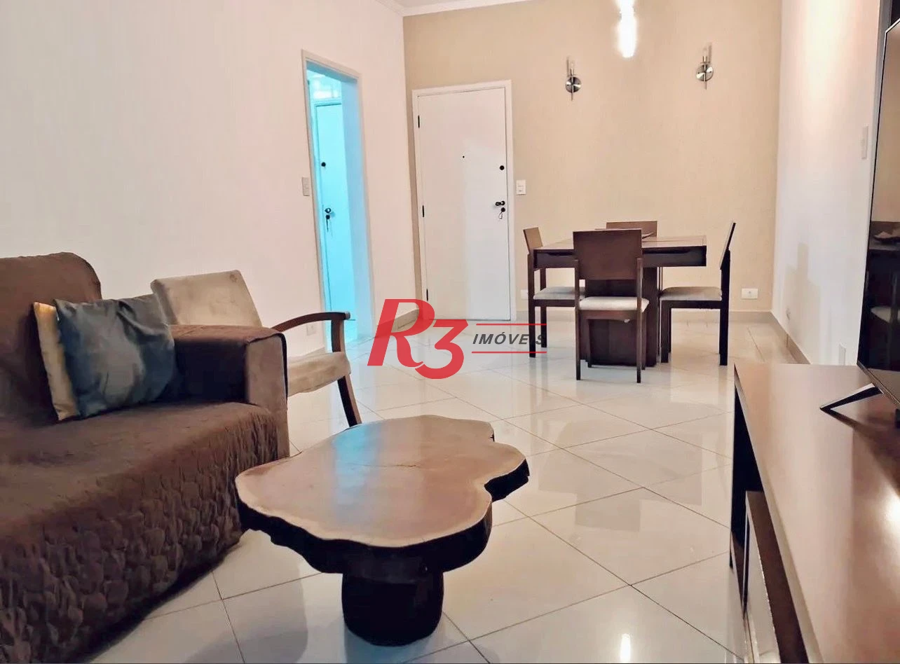 Apartamento com 2 dormitórios à venda, 102 m² por R$ 1.120.000,00 - Aparecida - Santos/SP