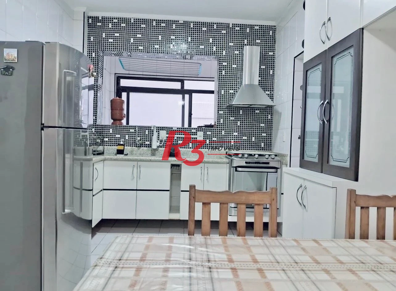 Apartamento com 2 dormitórios à venda, 102 m² por R$ 1.120.000,00 - Aparecida - Santos/SP