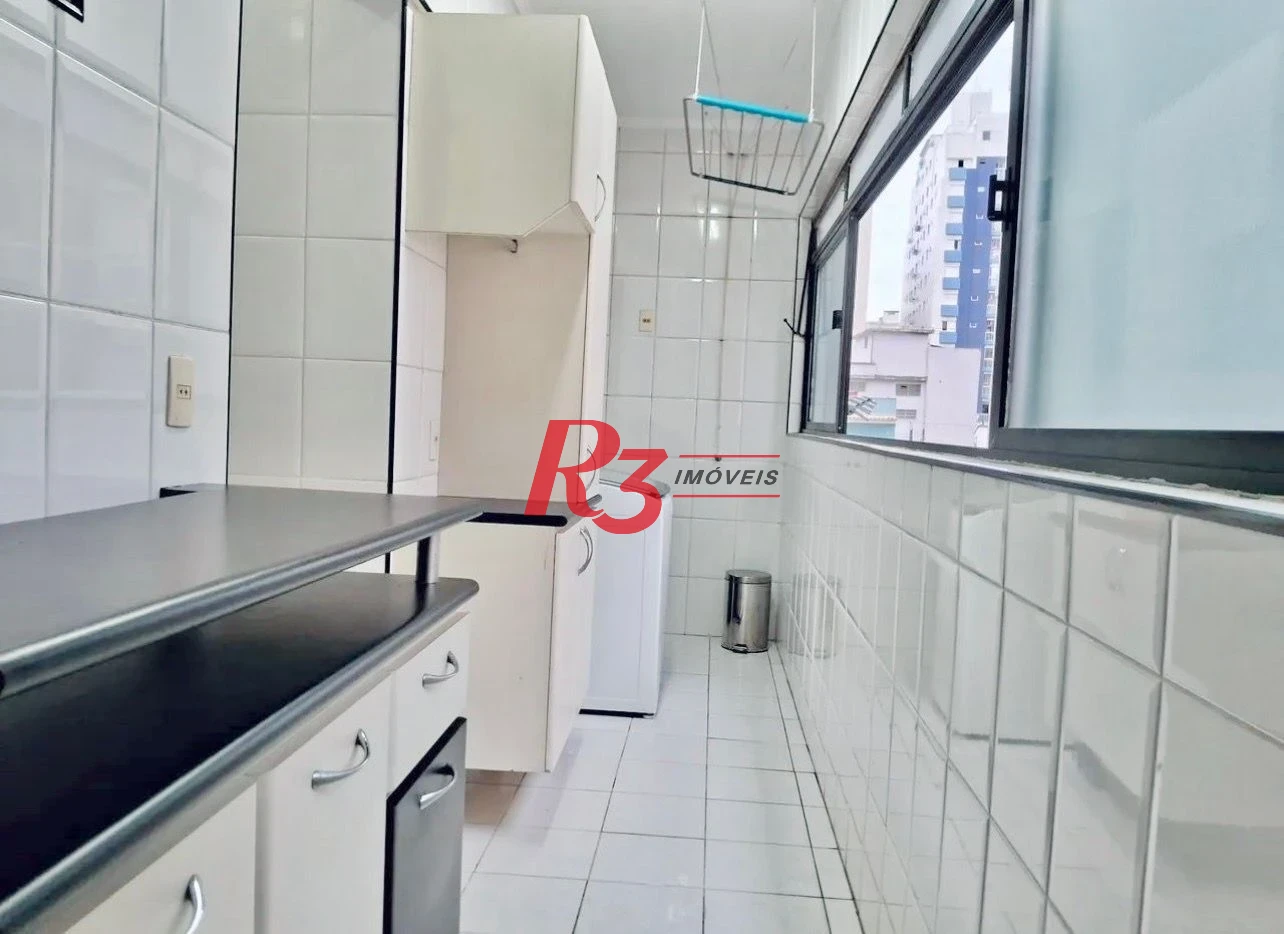 Apartamento com 2 dormitórios à venda, 102 m² por R$ 1.120.000,00 - Aparecida - Santos/SP