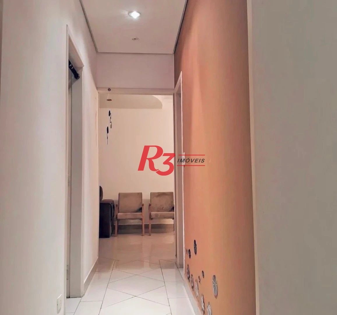 Apartamento com 2 dormitórios à venda, 102 m² por R$ 1.120.000,00 - Aparecida - Santos/SP