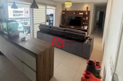 Apartamento com 2 dormitórios à venda, 78 m² por R$ 910.000,00 - Ponta da Praia - Santos/SP