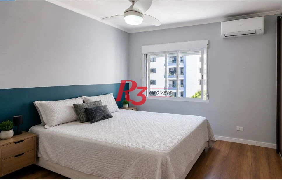 Apartamento com 2 dormitórios à venda, 91 m² por R$ 850.000,00 - Pompéia - Santos/SP