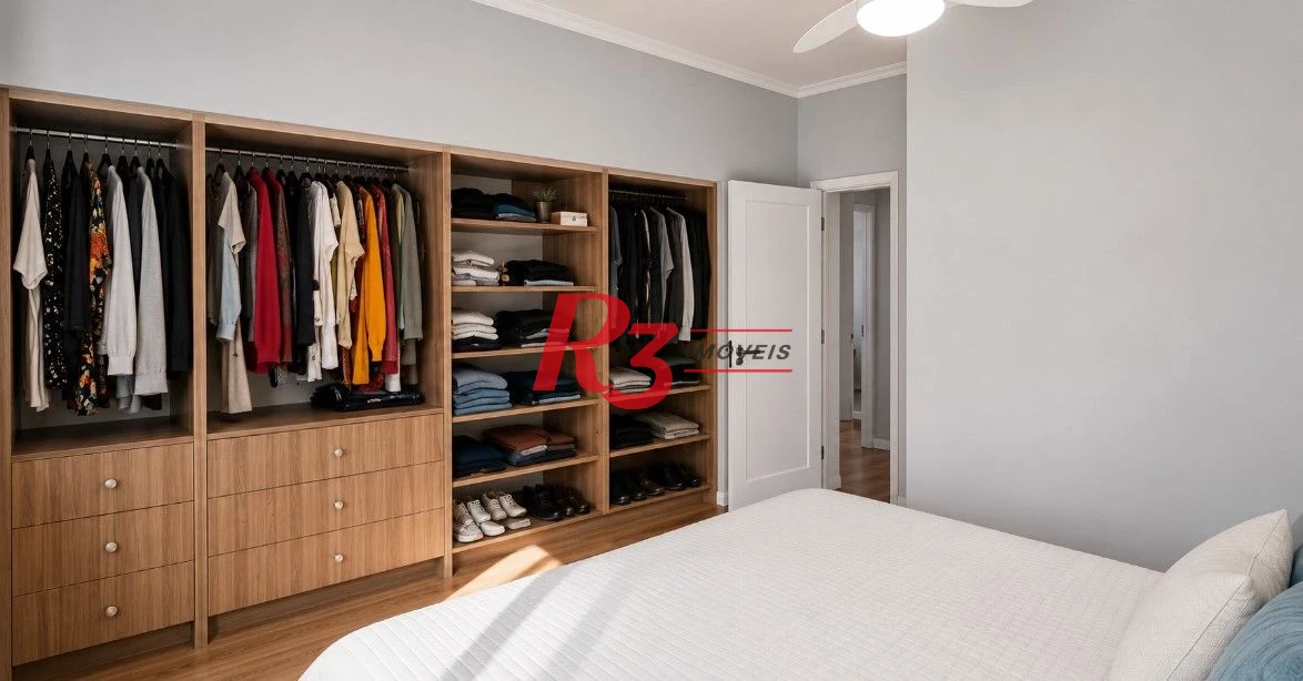 Apartamento com 2 dormitórios à venda, 91 m² por R$ 850.000,00 - Pompéia - Santos/SP