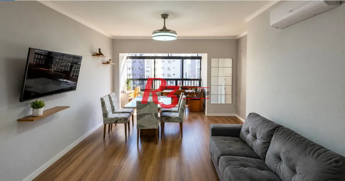 Apartamento com 2 dormitórios à venda, 91 m² por R$ 850.000,00 - Pompéia - Santos/SP