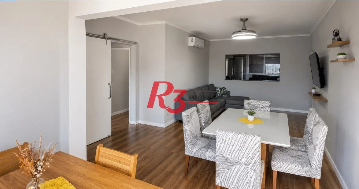 Apartamento com 2 dormitórios à venda, 91 m² por R$ 850.000,00 - Pompéia - Santos/SP