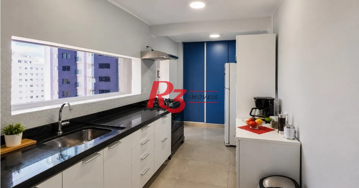 Apartamento com 2 dormitórios à venda, 91 m² por R$ 850.000,00 - Pompéia - Santos/SP
