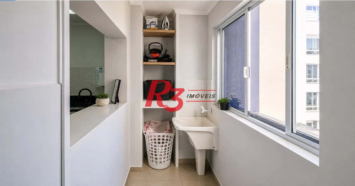 Apartamento com 2 dormitórios à venda, 91 m² por R$ 850.000,00 - Pompéia - Santos/SP