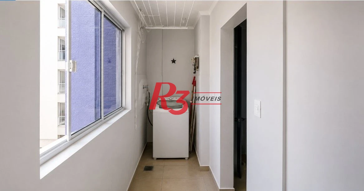 Apartamento com 2 dormitórios à venda, 91 m² por R$ 850.000,00 - Pompéia - Santos/SP