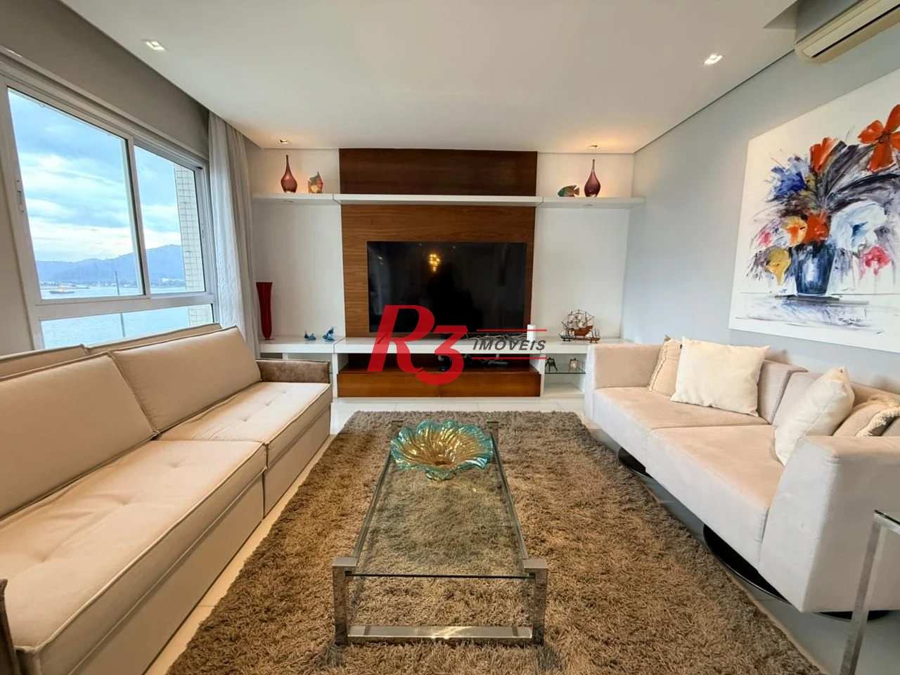 Apartamento com 4 dormitórios para alugar, 189 m² por R$ 17.000,02/mês - Ponta da Praia - Santos/SP