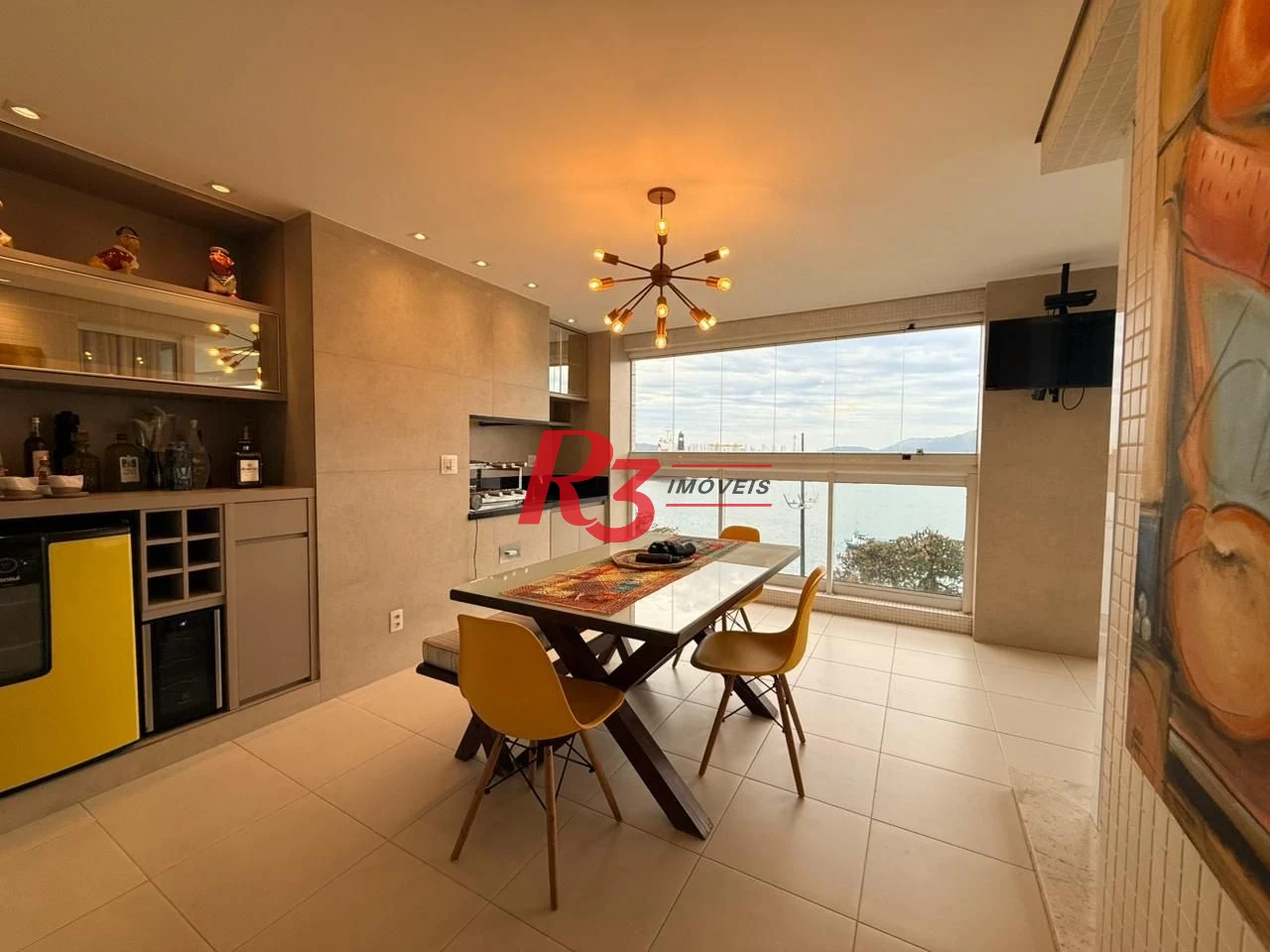 Apartamento com 4 dormitórios para alugar, 189 m² por R$ 17.000,02/mês - Ponta da Praia - Santos/SP