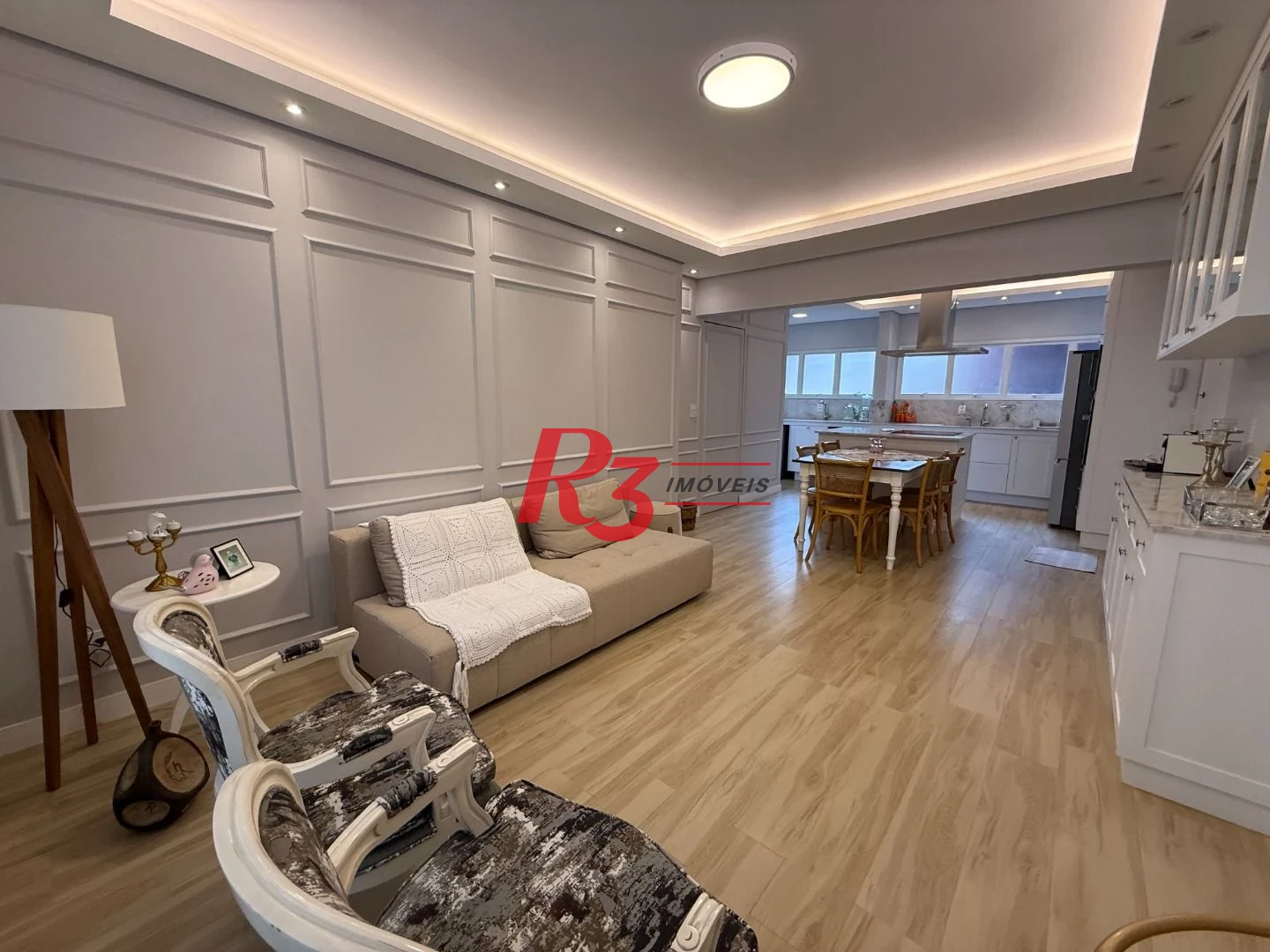 Apartamento com 1 dormitório à venda, 60 m² por R$ 1.280.000,00 - Aparecida - Santos/SP
