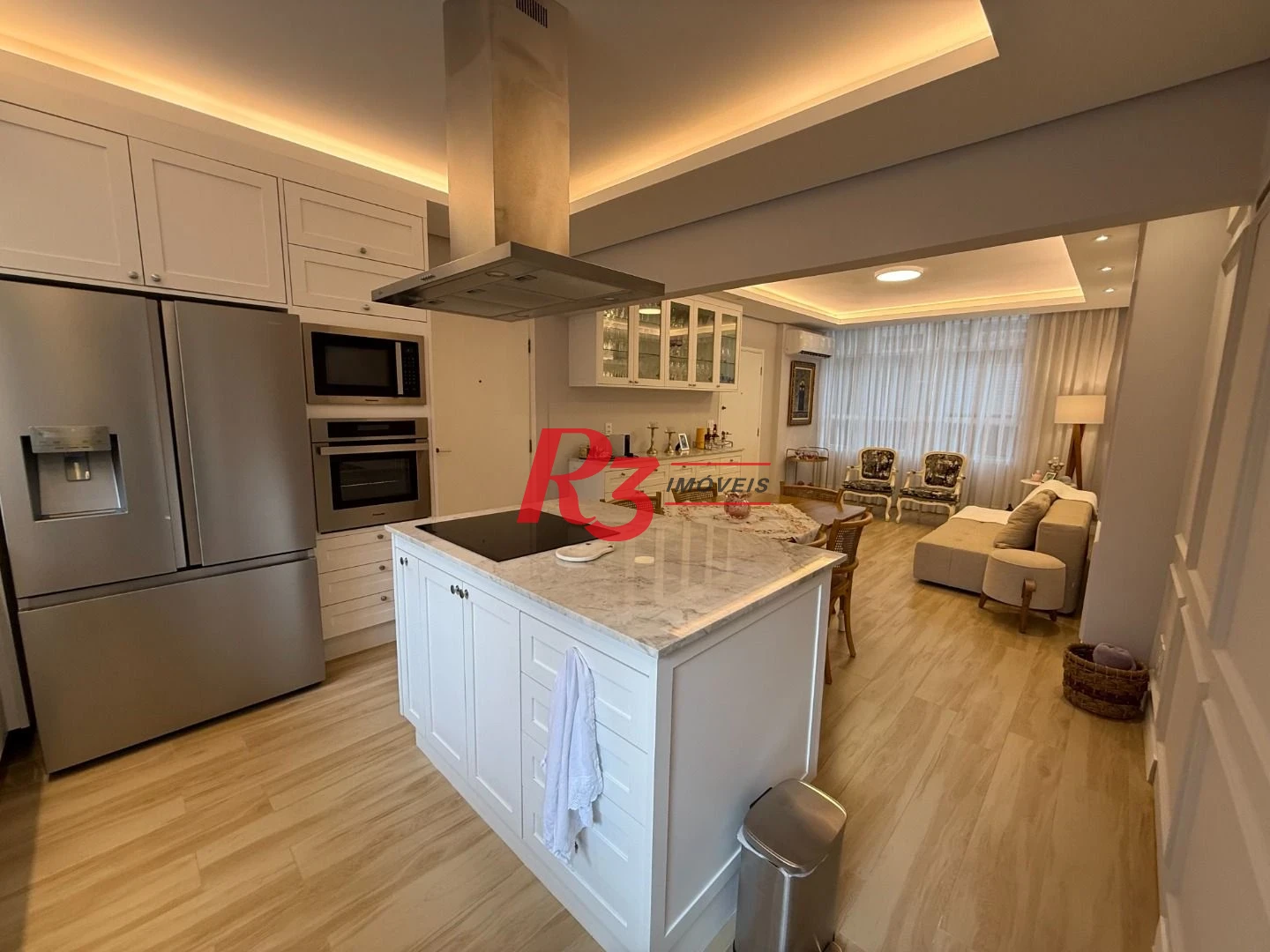 Apartamento com 1 dormitório à venda, 60 m² por R$ 1.280.000,00 - Aparecida - Santos/SP