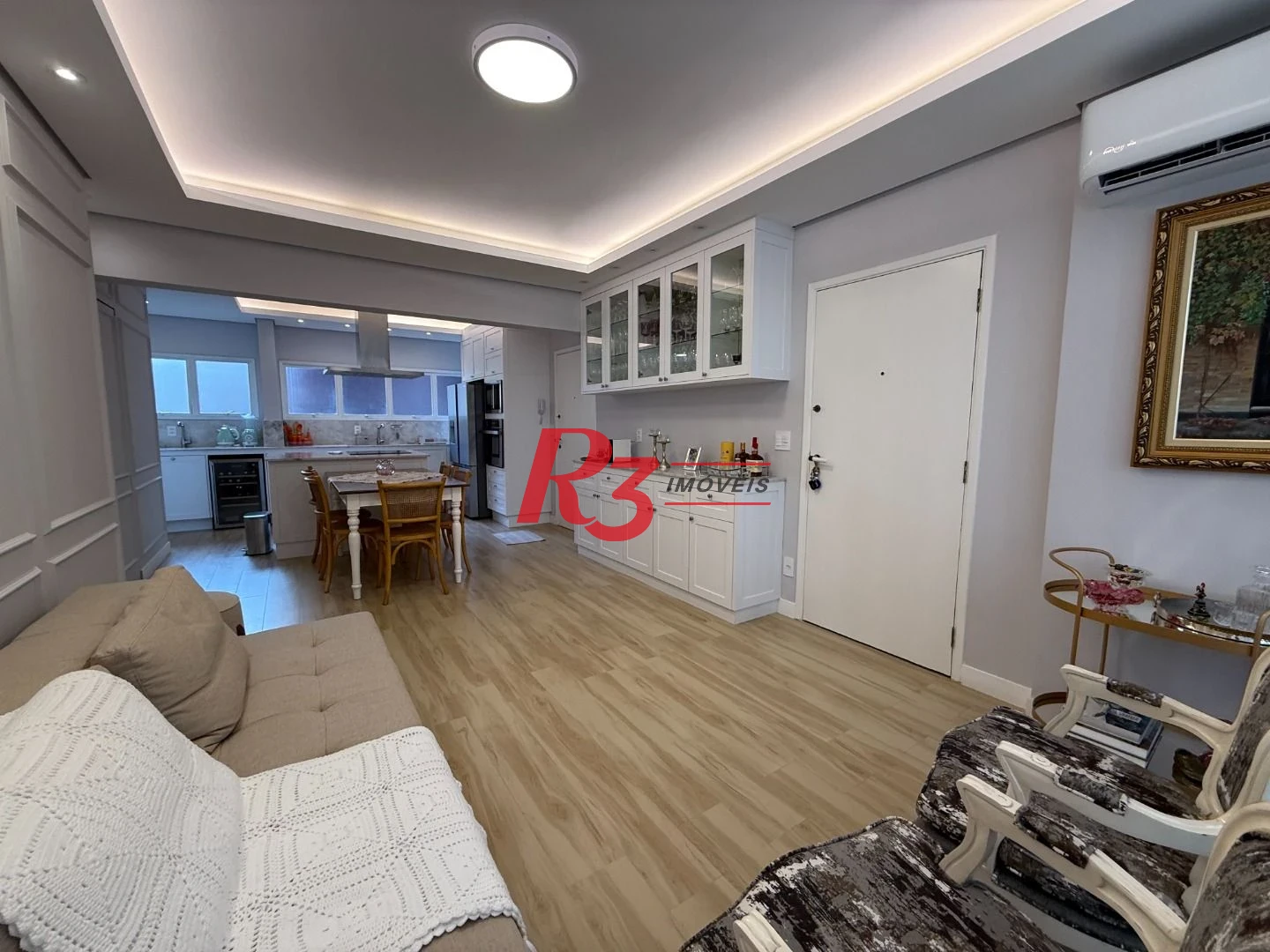 Apartamento com 1 dormitório à venda, 60 m² por R$ 1.280.000,00 - Aparecida - Santos/SP