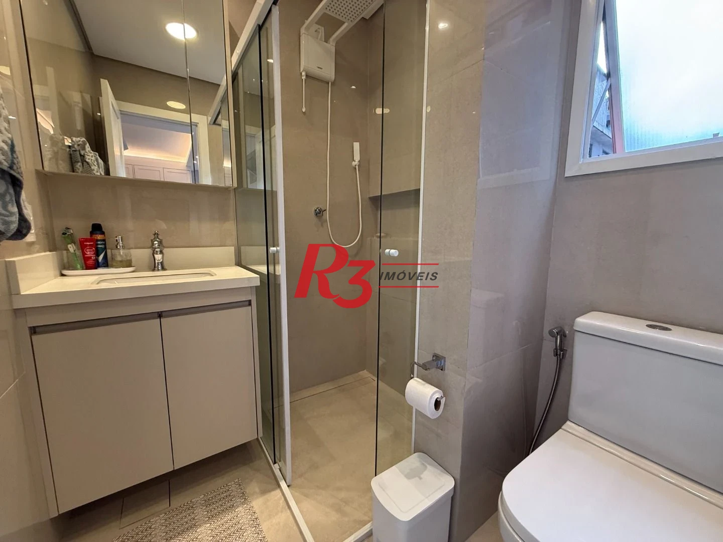 Apartamento com 1 dormitório à venda, 60 m² por R$ 1.280.000,00 - Aparecida - Santos/SP