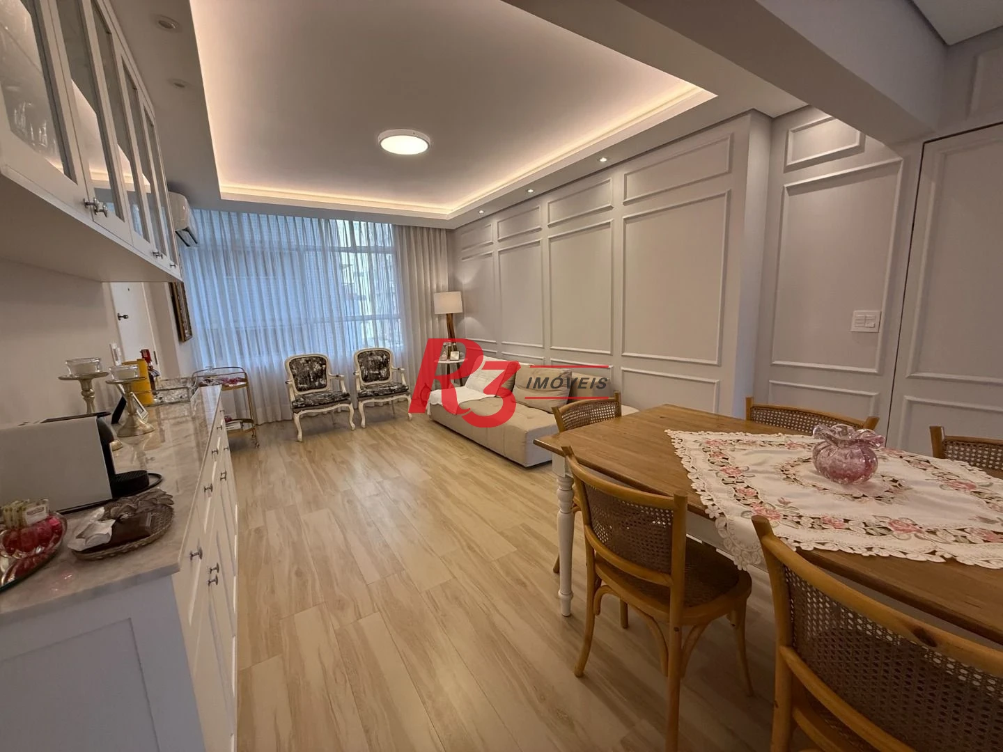 Apartamento com 1 dormitório à venda, 60 m² por R$ 1.280.000,00 - Aparecida - Santos/SP