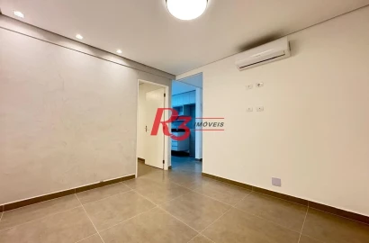 Apartamento com 1 dormitório para alugar, 42 m² por R$ 3.600,02/mês - Aparecida - Santos/SP