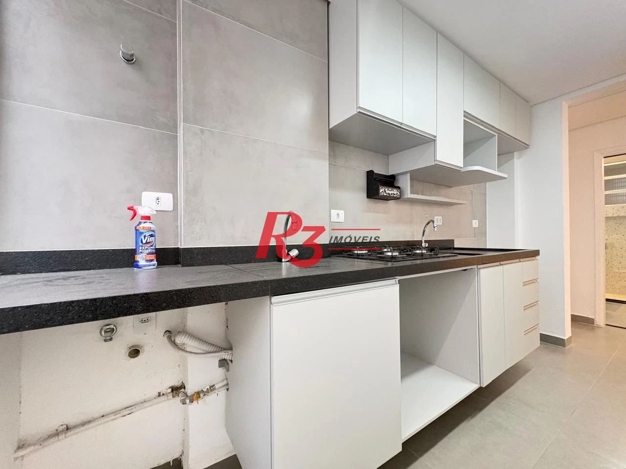 Apartamento com 1 dormitório para alugar, 42 m² por R$ 3.600,02/mês - Aparecida - Santos/SP