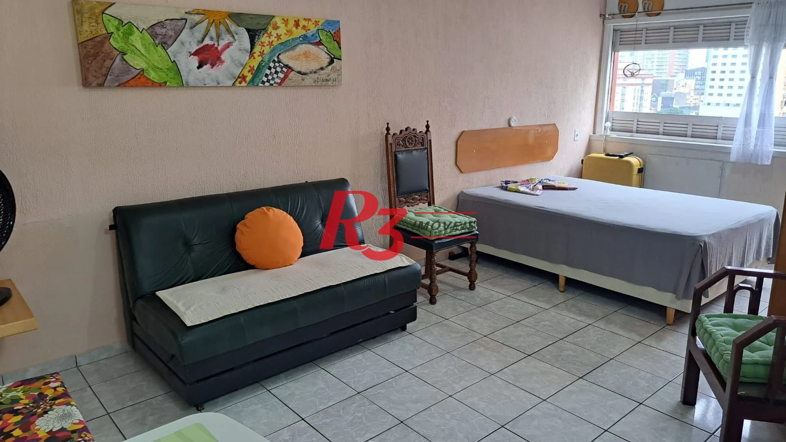 Kitnet com 1 dormitório à venda, 39 m² por R$ 320.000,00 - Gonzaga - Santos/SP