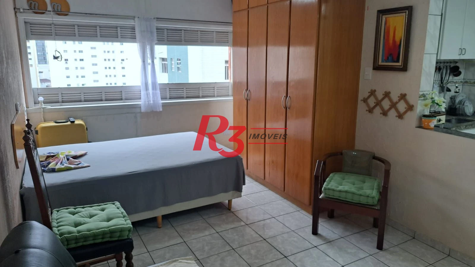 Kitnet com 1 dormitório à venda, 39 m² por R$ 320.000,00 - Gonzaga - Santos/SP