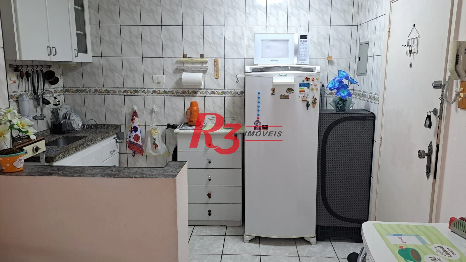 Kitnet com 1 dormitório à venda, 39 m² por R$ 320.000,00 - Gonzaga - Santos/SP