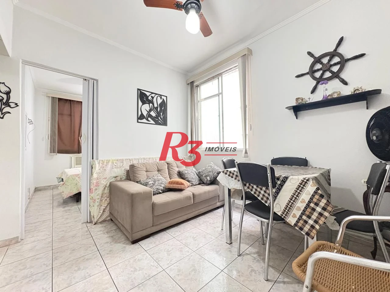 Apartamento com 1 dormitório à venda, 38 m² por R$ 320.000,00 - Aparecida - Santos/SP