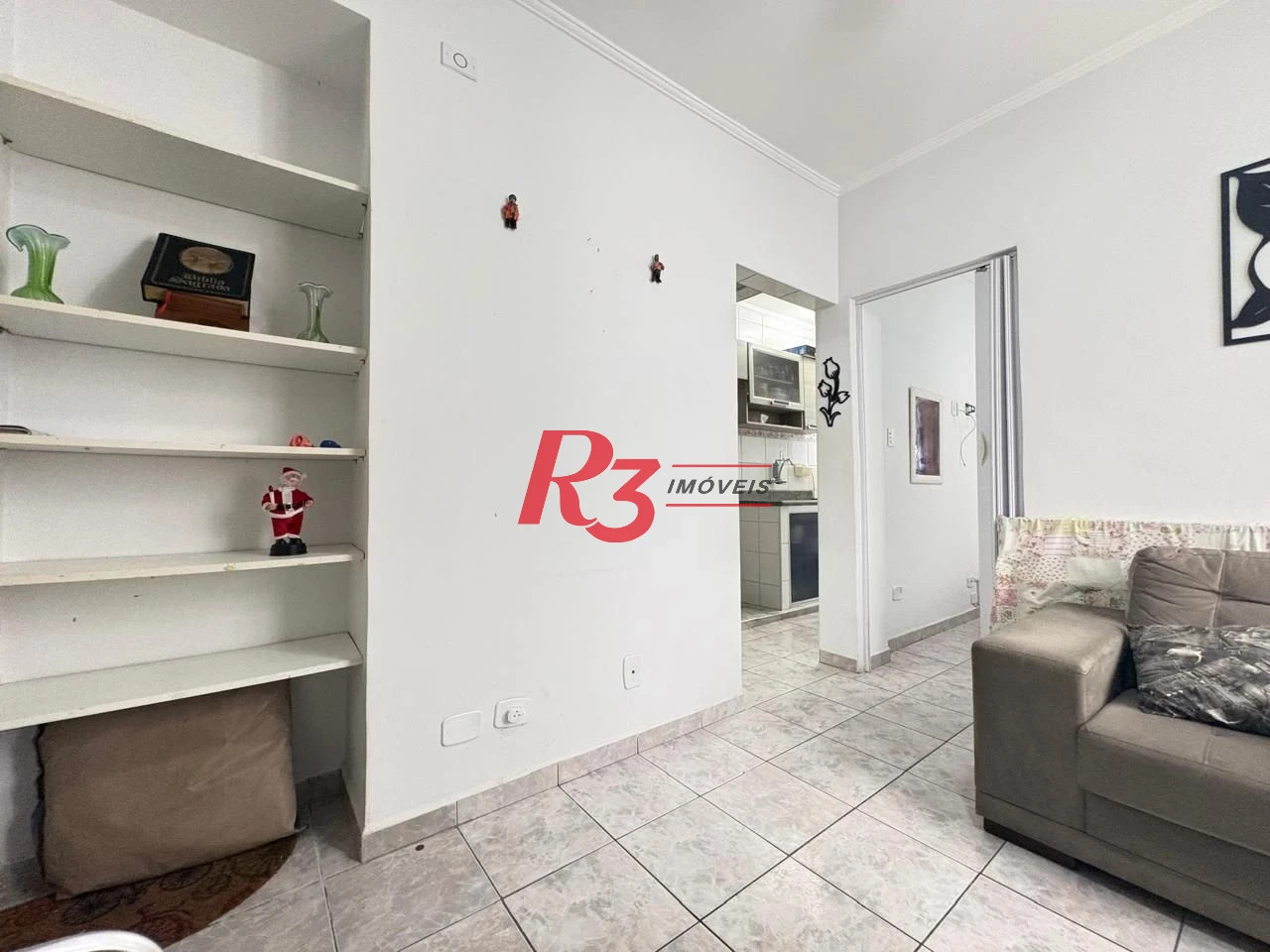 Apartamento com 1 dormitório à venda, 38 m² por R$ 320.000,00 - Aparecida - Santos/SP