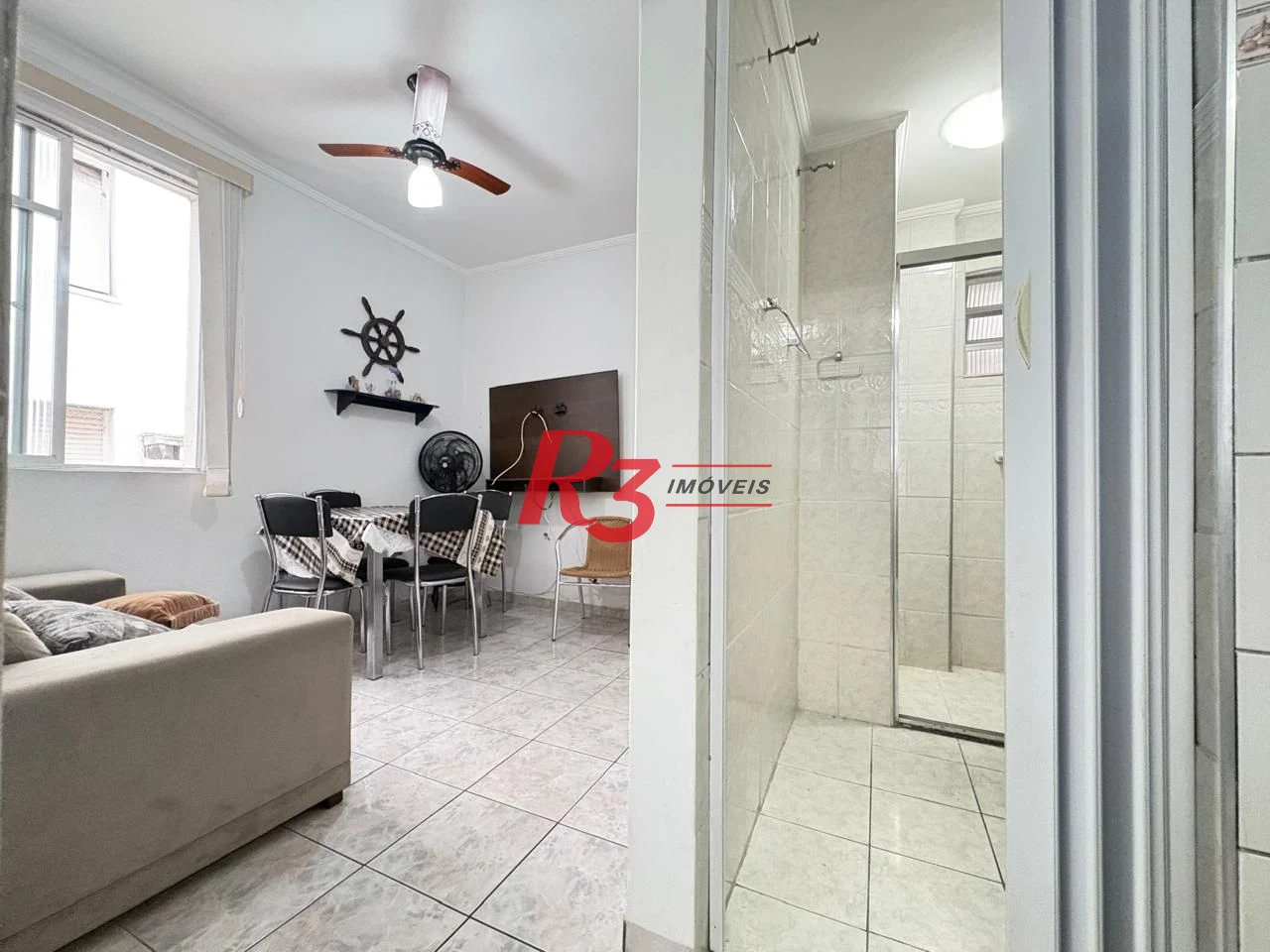Apartamento com 1 dormitório à venda, 38 m² por R$ 320.000,00 - Aparecida - Santos/SP