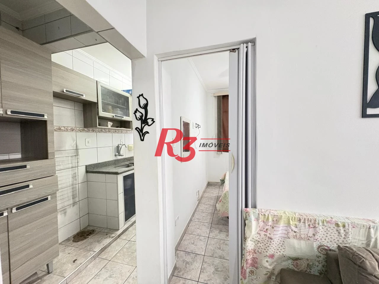 Apartamento com 1 dormitório à venda, 38 m² por R$ 320.000,00 - Aparecida - Santos/SP