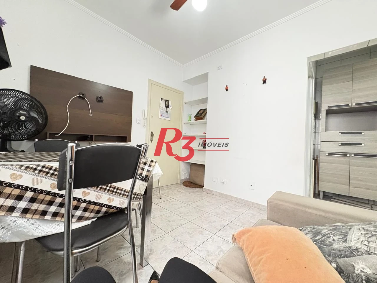 Apartamento com 1 dormitório à venda, 38 m² por R$ 320.000,00 - Aparecida - Santos/SP
