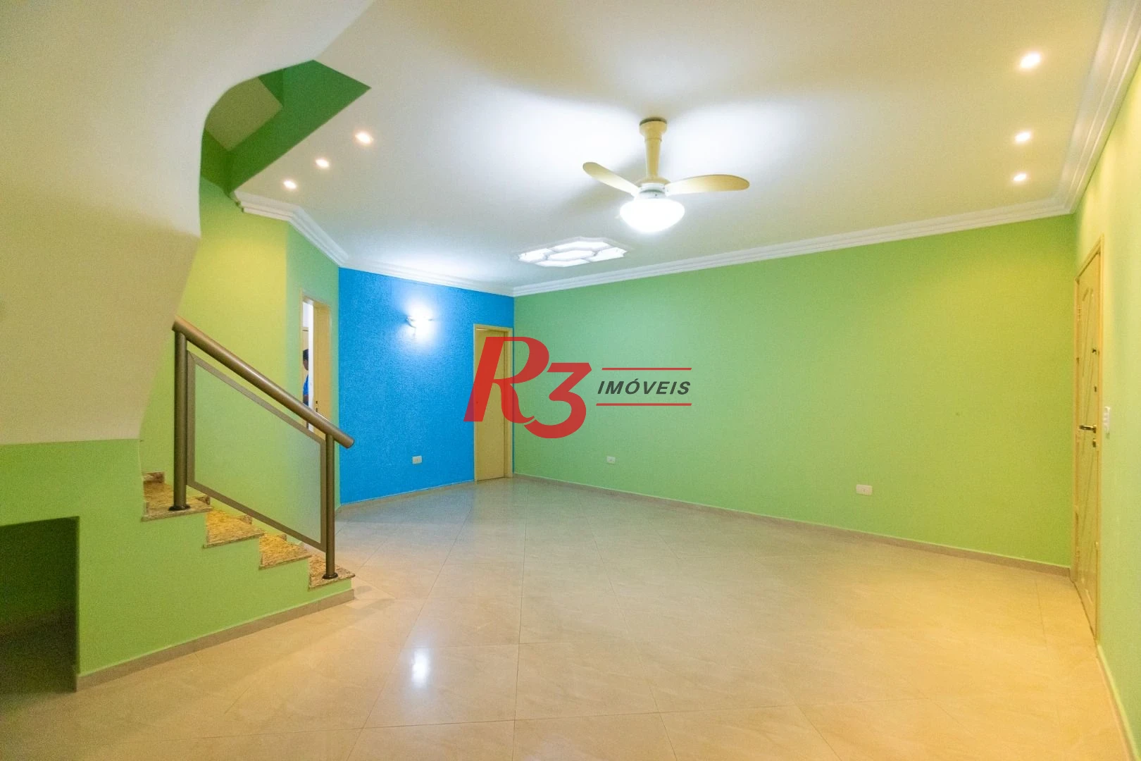 Casa com 3 dormitórios à venda, 142 m² por R$ 1.250.000,00 - Campo Grande - Santos/SP