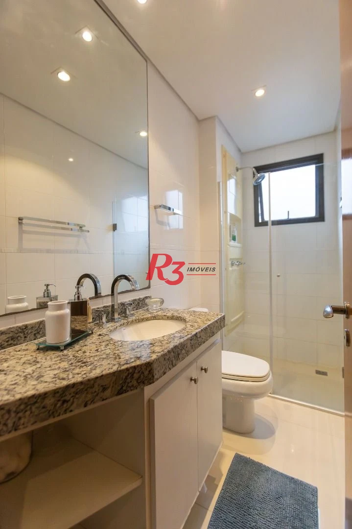 Apartamento com 3 dormitórios à venda, 111 m² por R$ 1.490.000,00 - Ponta da Praia - Santos/SP