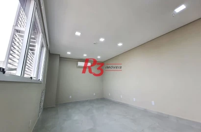 Sala para alugar, 47 m² por R$ 2.980,02/mês - Ponta da Praia - Santos/SP