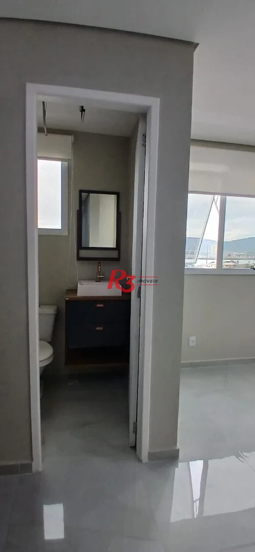 Sala para alugar, 47 m² por R$ 2.980,02/mês - Ponta da Praia - Santos/SP