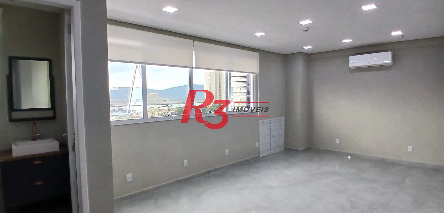 Sala para alugar, 47 m² por R$ 2.980,02/mês - Ponta da Praia - Santos/SP