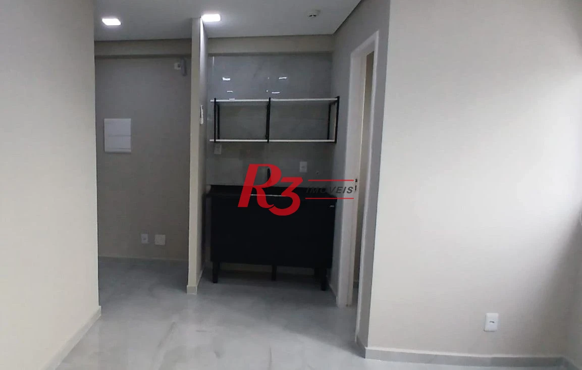 Sala para alugar, 47 m² por R$ 2.980,02/mês - Ponta da Praia - Santos/SP