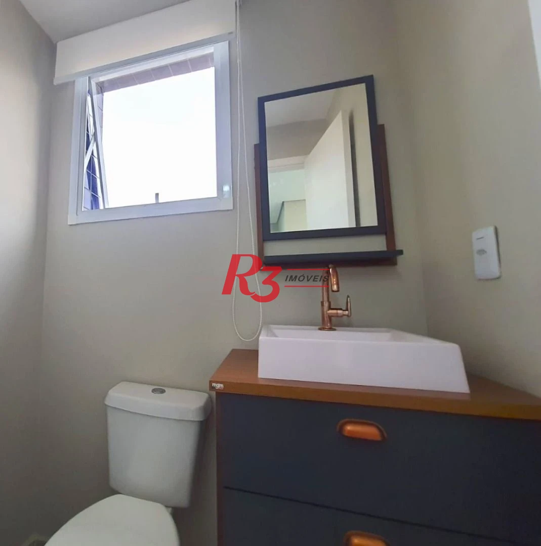 Sala para alugar, 47 m² por R$ 2.980,02/mês - Ponta da Praia - Santos/SP