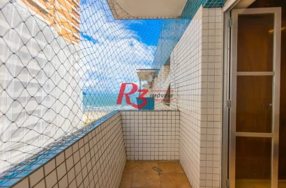 Apartamento com 2 dormitórios à venda, 62 m² por R$ 690.000,00 - Gonzaga - Santos/SP